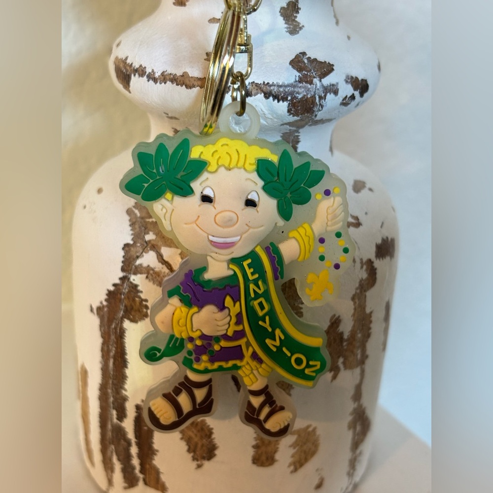 Mardi Gras Keychain / Bag Charm with Endymion